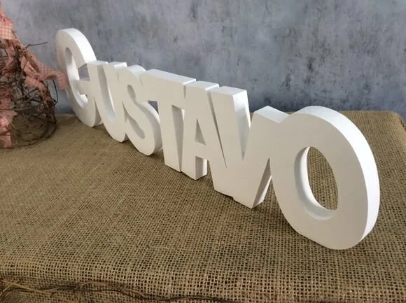 Letras de MDF -Nomes Linha CH