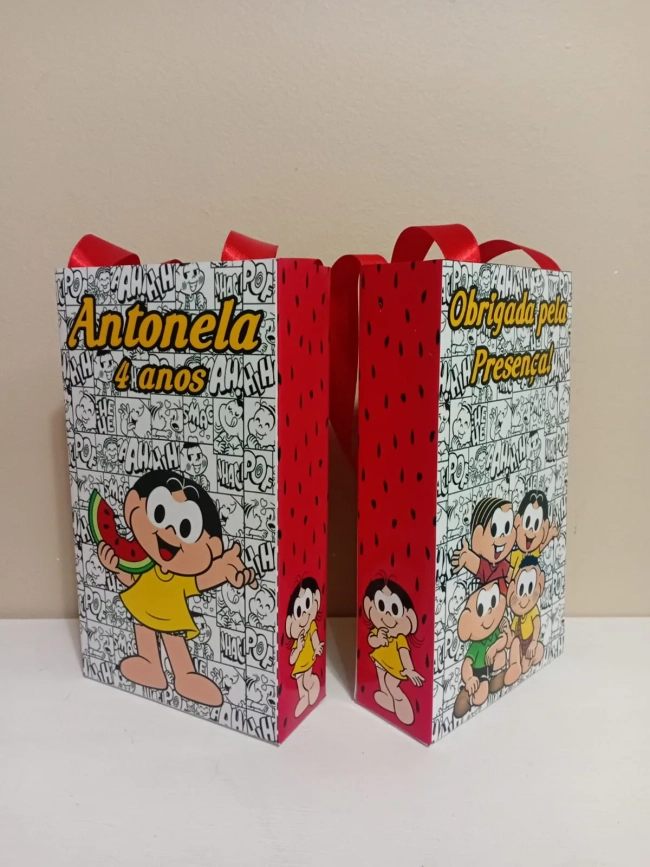 Sacolinhas Personalizadas Magali para Lembrancinhas