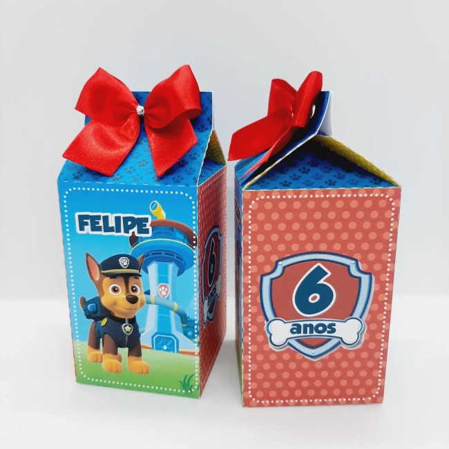 PEGUE E MONTE - Kit Festa PATRULHA CANlNA - Decoração de Festa - Caixinhas Personalizadas