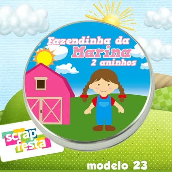 Latinhas Personalizadas Festa Fazendinha