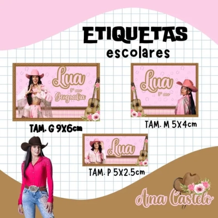 60 Etiquetas Escolares