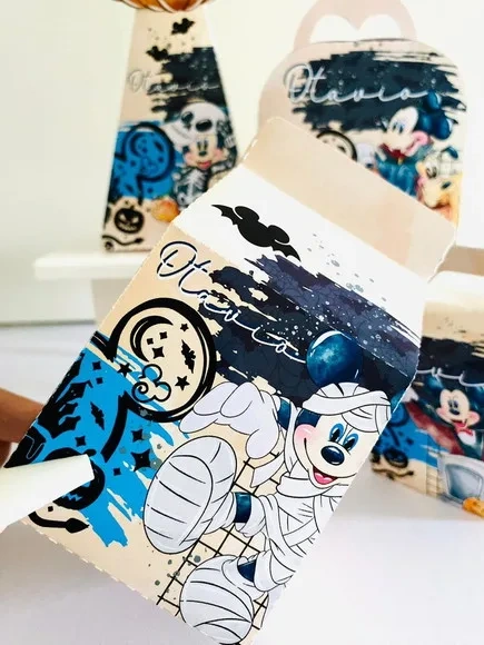 Kit 30 Lembrancinhas Mickey Halloween