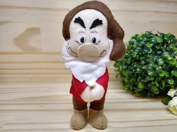 Kit Branca de Neve e os 7 Anões de Feltro