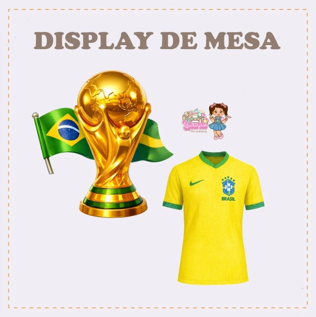 Kit Festa Só Um Bolinho COPA BRASIL - Decoração de Festa