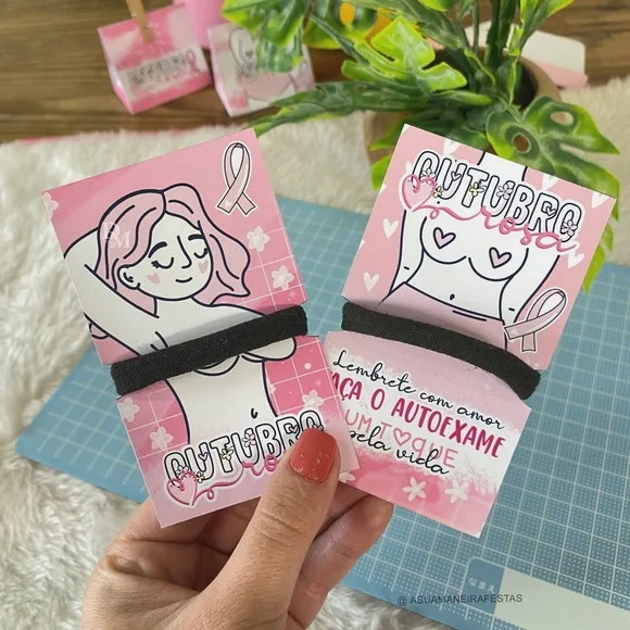 Tag para Xuxinha Outubro Rosa - Não Acompanha Xuxinha
