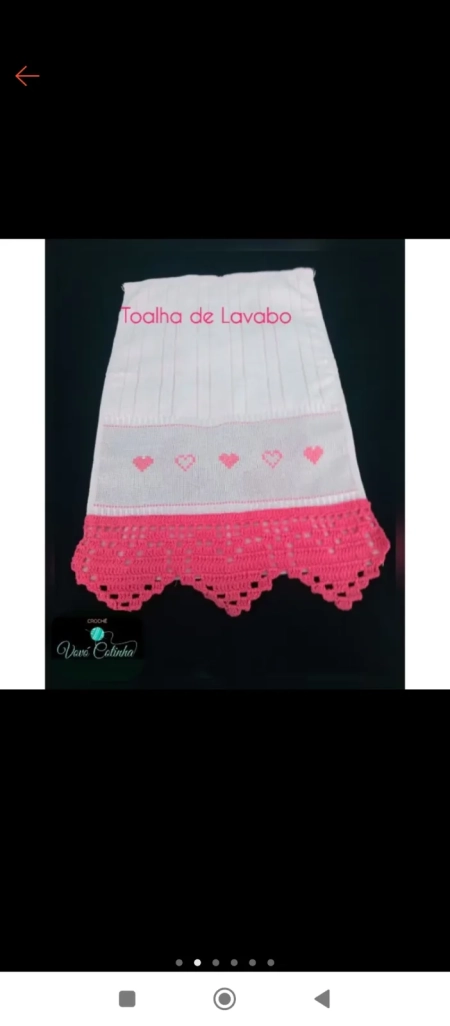 Toalha de Lavabo/Toalha de Mão
