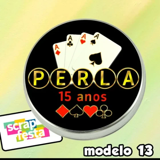 Latinhas Personalizadas Poker