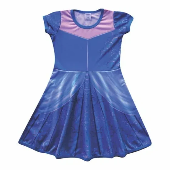 Vestido Infantil Princesa Sapatinho de Cristal