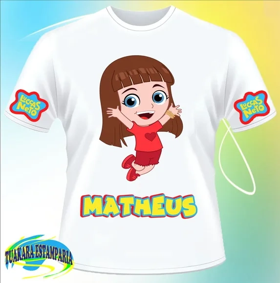 Camiseta Luccas Neto 07 - Giovanna