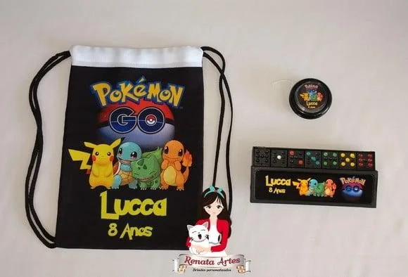 Mini Kit Jogos 2 na Mochila Pokémon Go