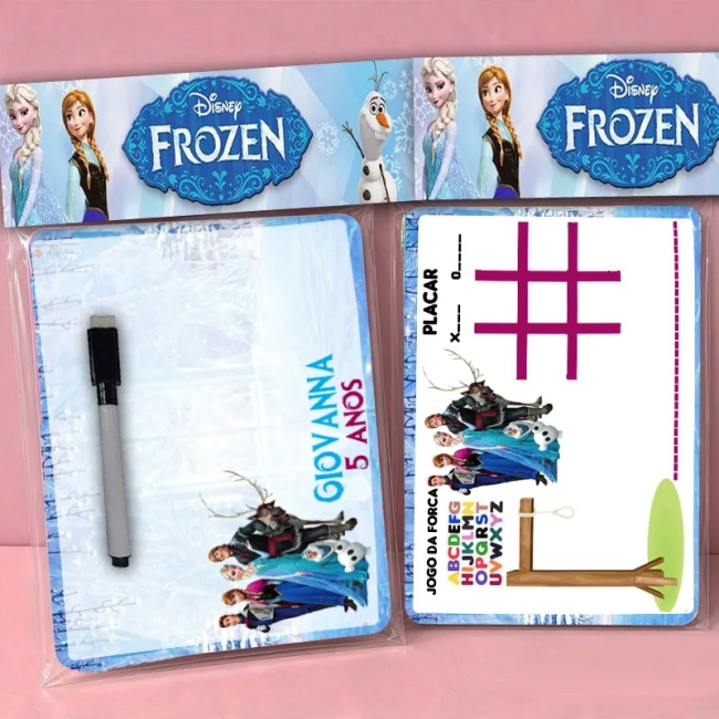 Lousa Magica Personalizada lembrancinhas da Frozen