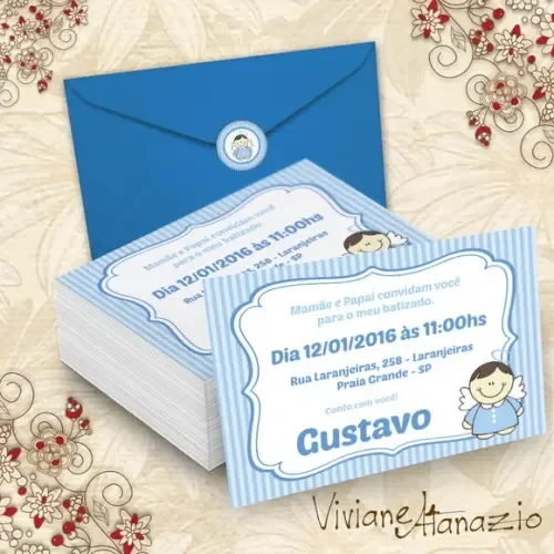 Convite Anjinho - 00025