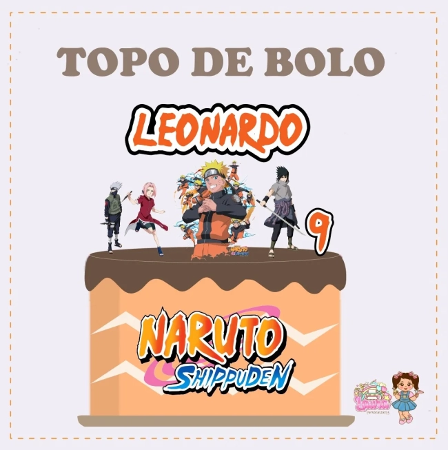Kit Festa Só Um Bolinho NARUTO - Decoração de Festa