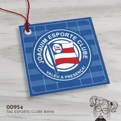 Tag Quadrada Esporte Clube Bahia - 00954