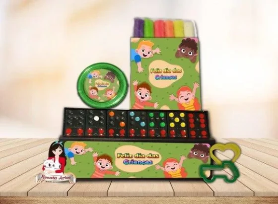 Kit Brincadeira Personalizado Dia das Crianças