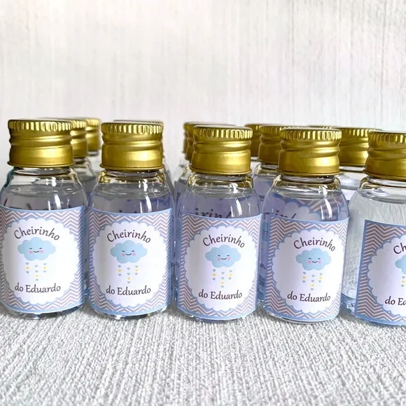 Lembrancinha Aromatizador Chuva de Bençãos azul
