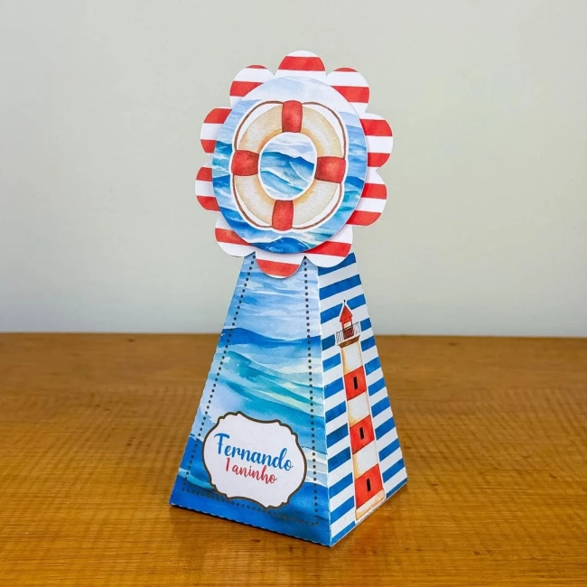 PEGUE E MONTE - Kit Festa URSINHO MARINHEIRO - Decoração de Festa | Lembrancinhas | Aniversário | Personalizados