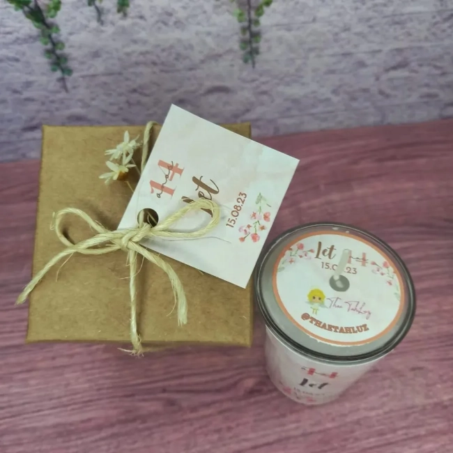 60 Vela Aromática no Copo Lembrancinha Personalizada Aniversári, Batizado,Casamento e etc. Fazemos Qualquer Tema