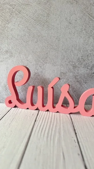 Letras de mdf -nomes - Letras Cursivas