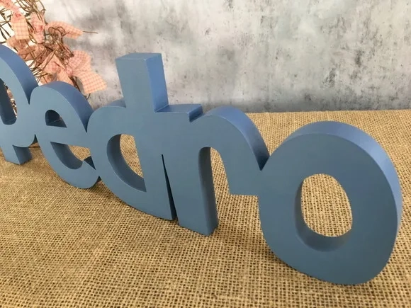 Letras Decorativas - nome em MDF