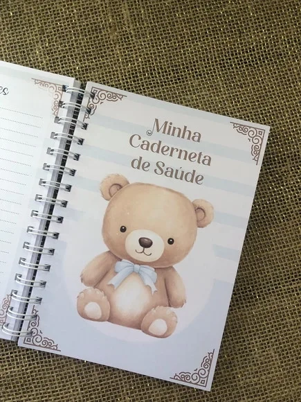 Caderneta de Saúde / Vacinação Personalizada - Ursinho