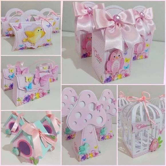 Kit 60 Lembrancinhas Jardim Encantado