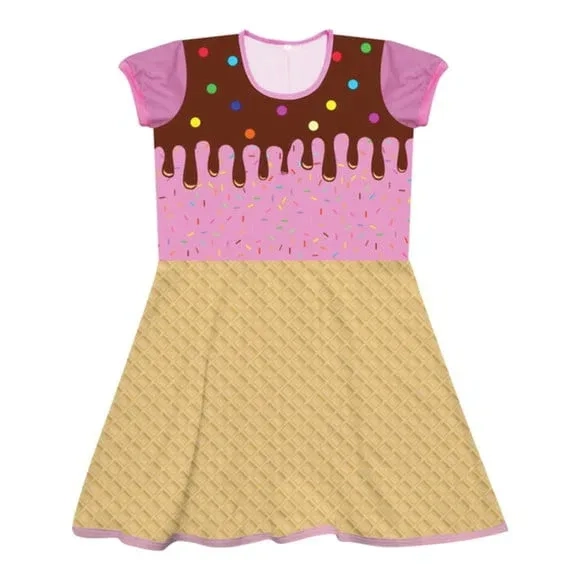 Vestido Infantil Sorvete