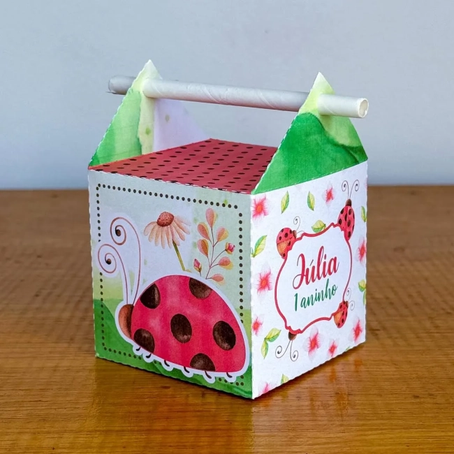 PEGUE E MONTE - Kit Festa JOANINHA - Decoração de Festa | Lembrancinhas | Aniversário | Personalizados