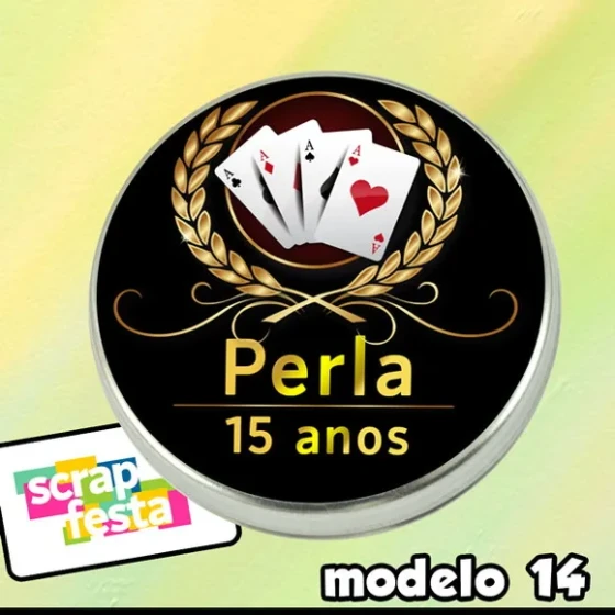 Latinhas Personalizadas Poker