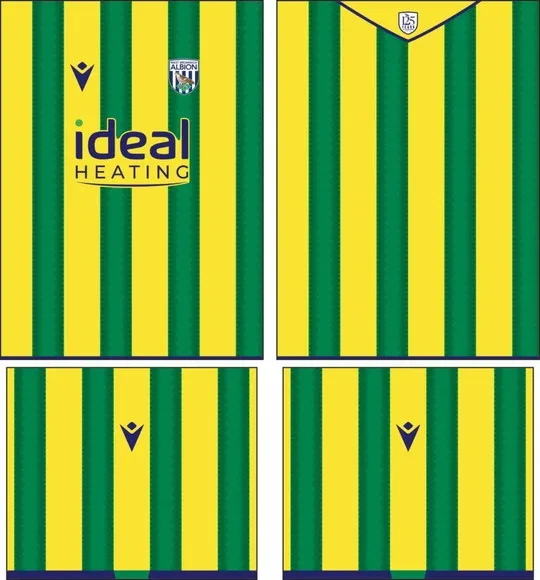 Arte Vetor Camisa Wb Albion Visita 2025-2026