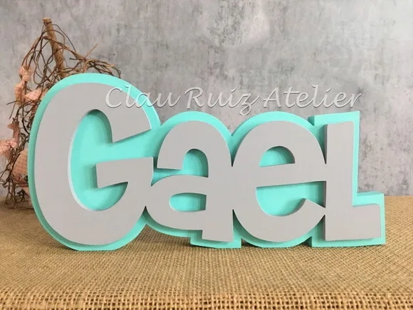 Letras Decorativas de mdf Sobreposição