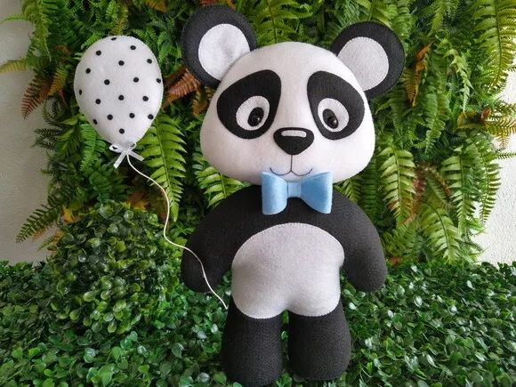 Panda em Feltro