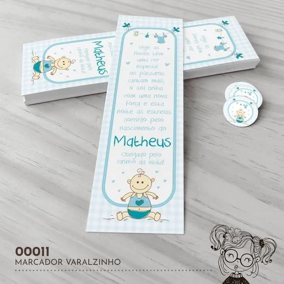 Marcador de Livro Varalzinho - 00011