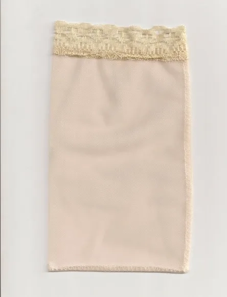 Saquinho Organza Tunil C/renda 10x15cm Pacote com 10 Unidade