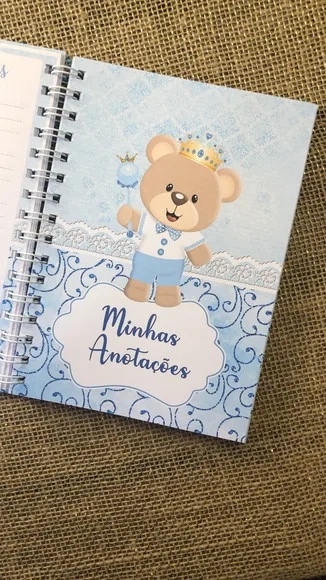 Caderneta de Saúde / Vacinação Personalizada - Ursinho