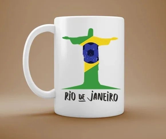 Caneca Rio de Janeiro - Lembrança do Cristo Redentor