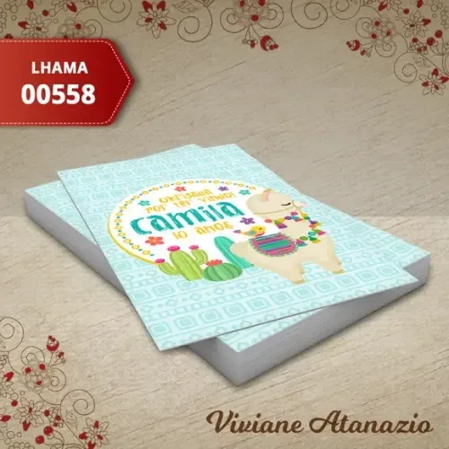 Adesivo Tubete Lhama - 00558