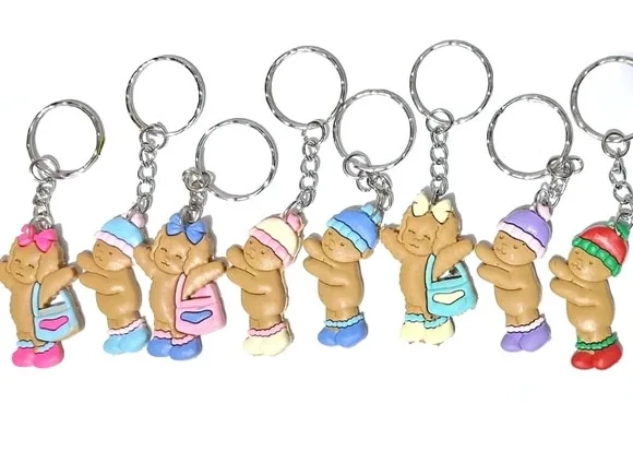 Chaveiro Bobbie Goods Emborrachado Pacote com 8 Unidades