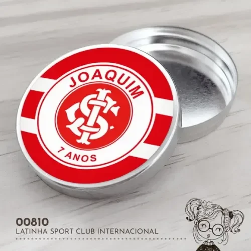 Latinha Adesivada Sport Club Internacional - 00810