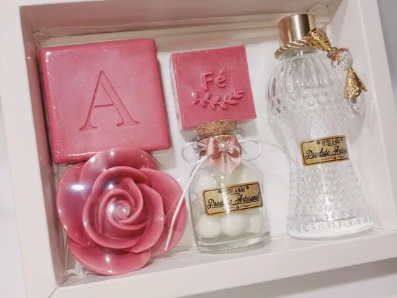 Presente de Aniversário: Kit Aromatizador com Sabonetes
