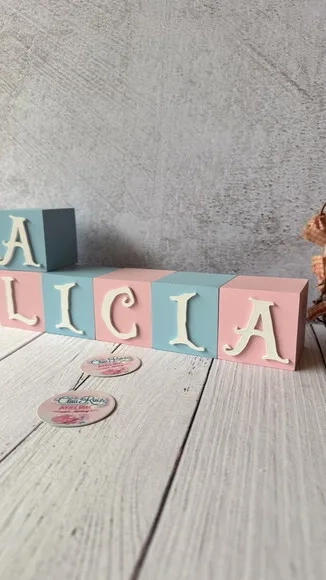 Alice no País das Maravilhas 6x6cm Cubos