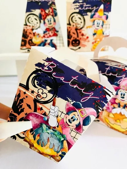 Kit 60 Lembrancinhas Minnie Halloween