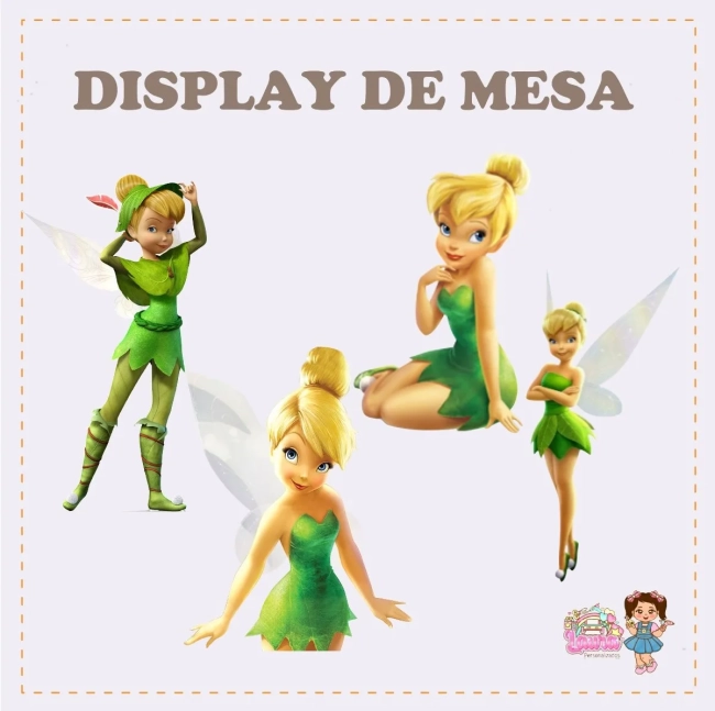 Kit Festa Só Um Bolinho TINKER BELL - Decoração de Festa