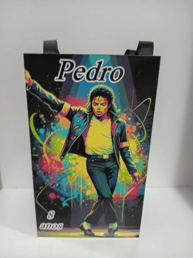 Sacolinhas Personalizadas Michael Jackson para Lembrancinhas