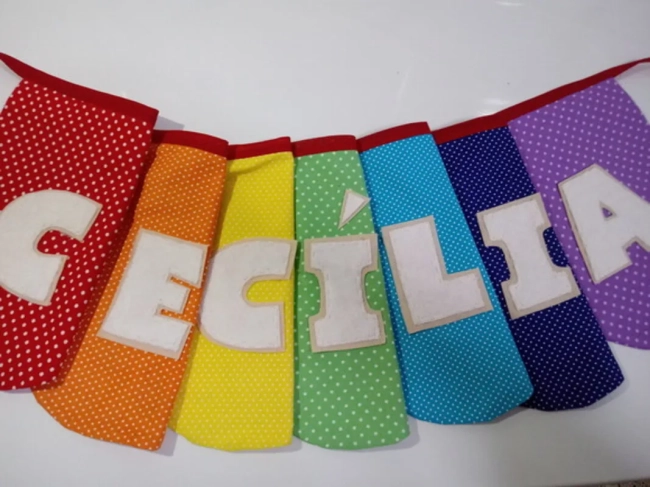 Bandeirolas decoração personalizada