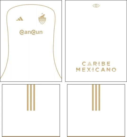 Arte Vetor Camisa Cancun Visita 2025-2026