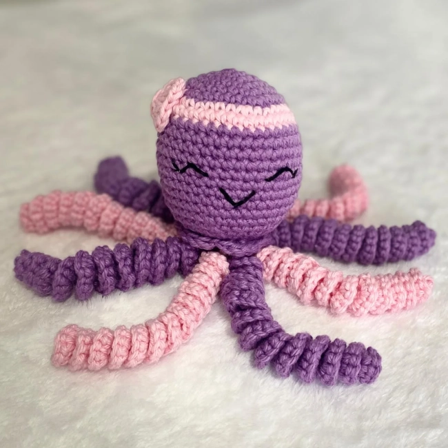 Polvo amigurumi