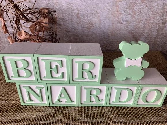 Cubos 6x6cm Ts + Ursinho