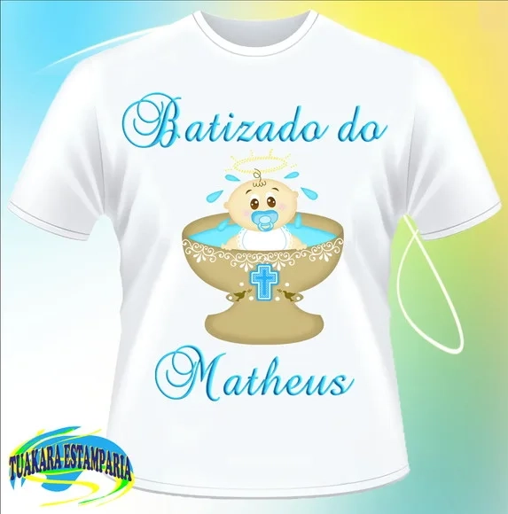 Camiseta Batizado Menino 2