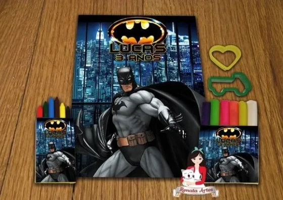 Kit Passatempo Personalizado Batman 2